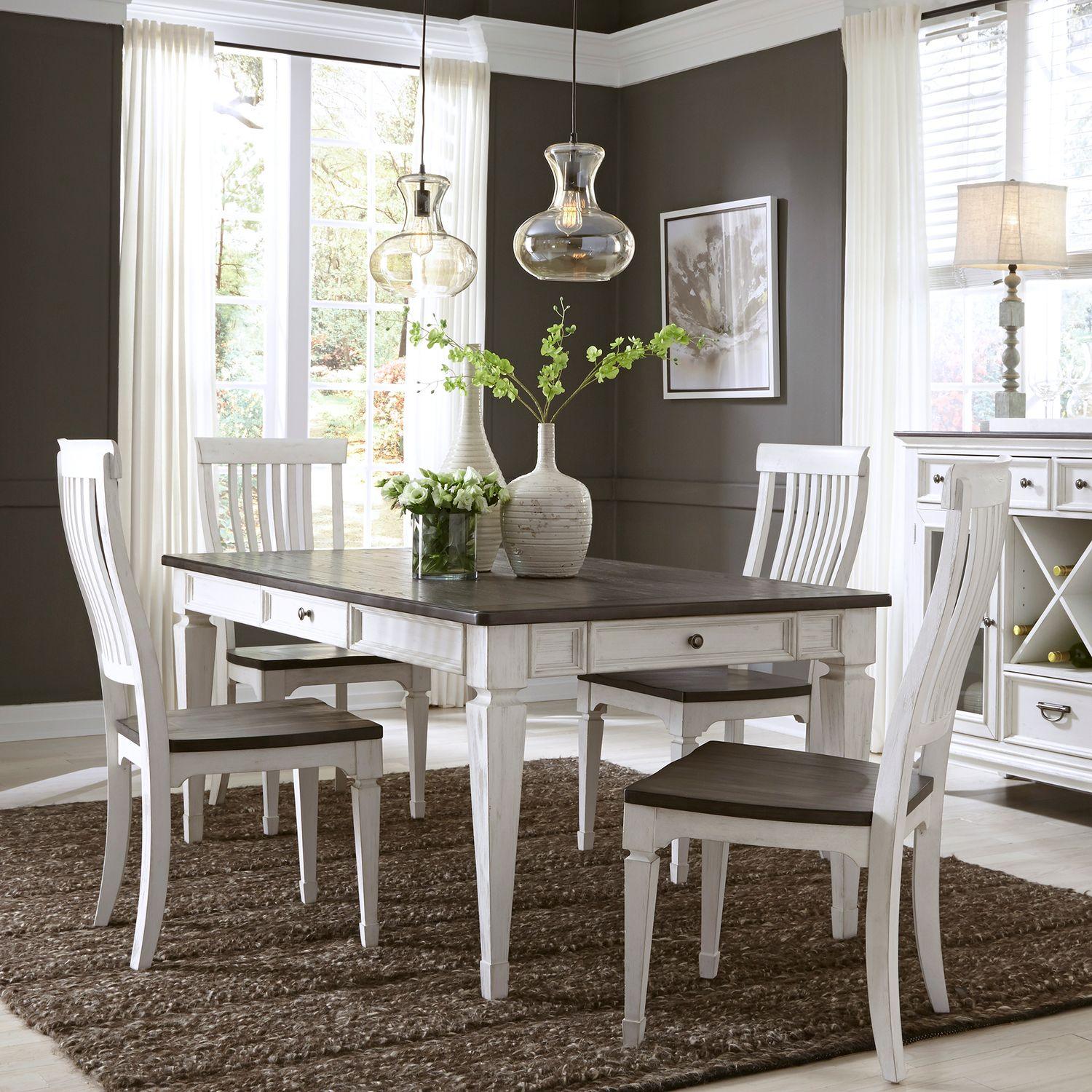 Allyson Park Table & 4 Chairs 417-C1500S/T4072.