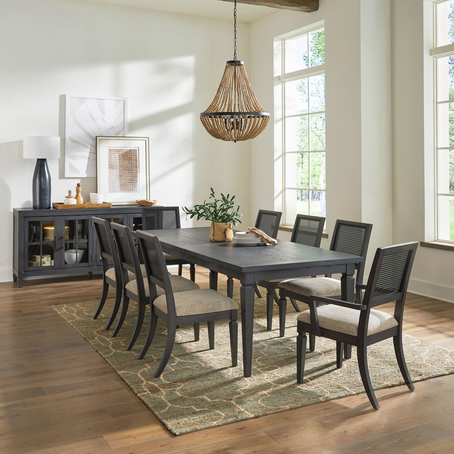 Caruso Heights Table and 8 Chairs 271-C9101A/C9101S/T4000 - Darseys Furniture & Mattress