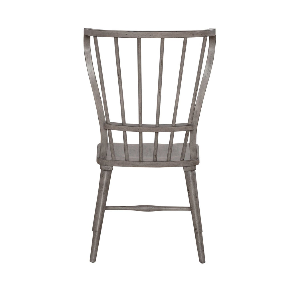 River Place Gray Table and 8 Chairs 237G-T4402/P4402/C1000S - Darseys Furniture & Mattress