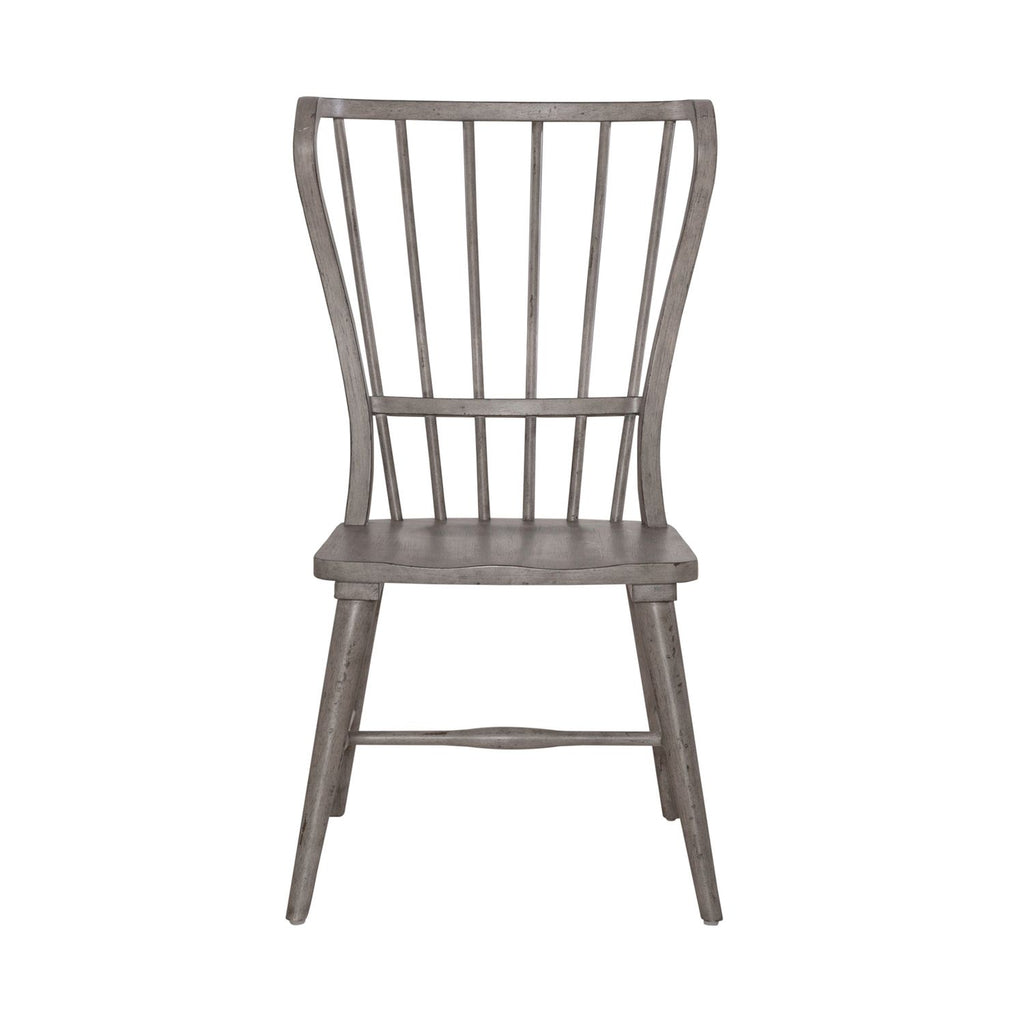 River Place Gray Table and 8 Chairs 237G-T4402/P4402/C1000S - Darseys Furniture & Mattress