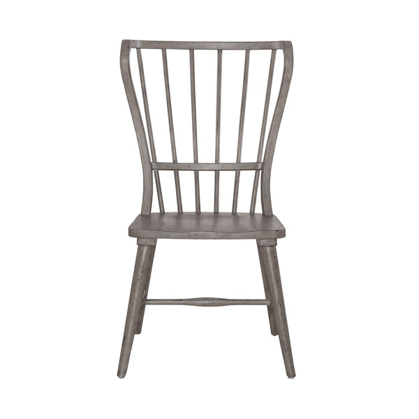 River Place Gray Table and 8 Chairs 237G-T4402/P4402/C1000S - Darseys Furniture & Mattress