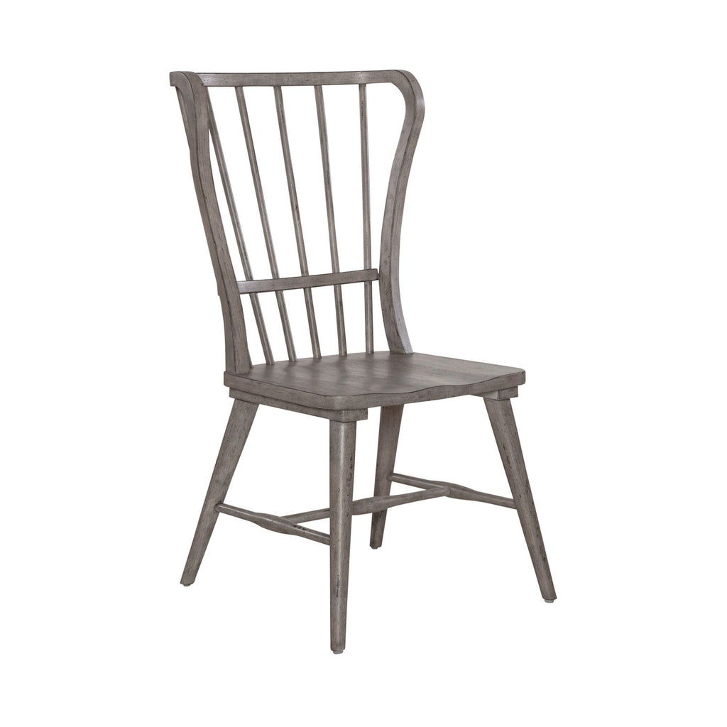 River Place Gray Table and 8 Chairs 237G-T4402/P4402/C1000S - Darseys Furniture & Mattress