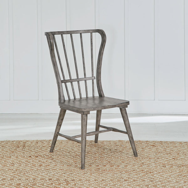 River Place Gray Table and 8 Chairs 237G-T4402/P4402/C1000S - Darseys Furniture & Mattress
