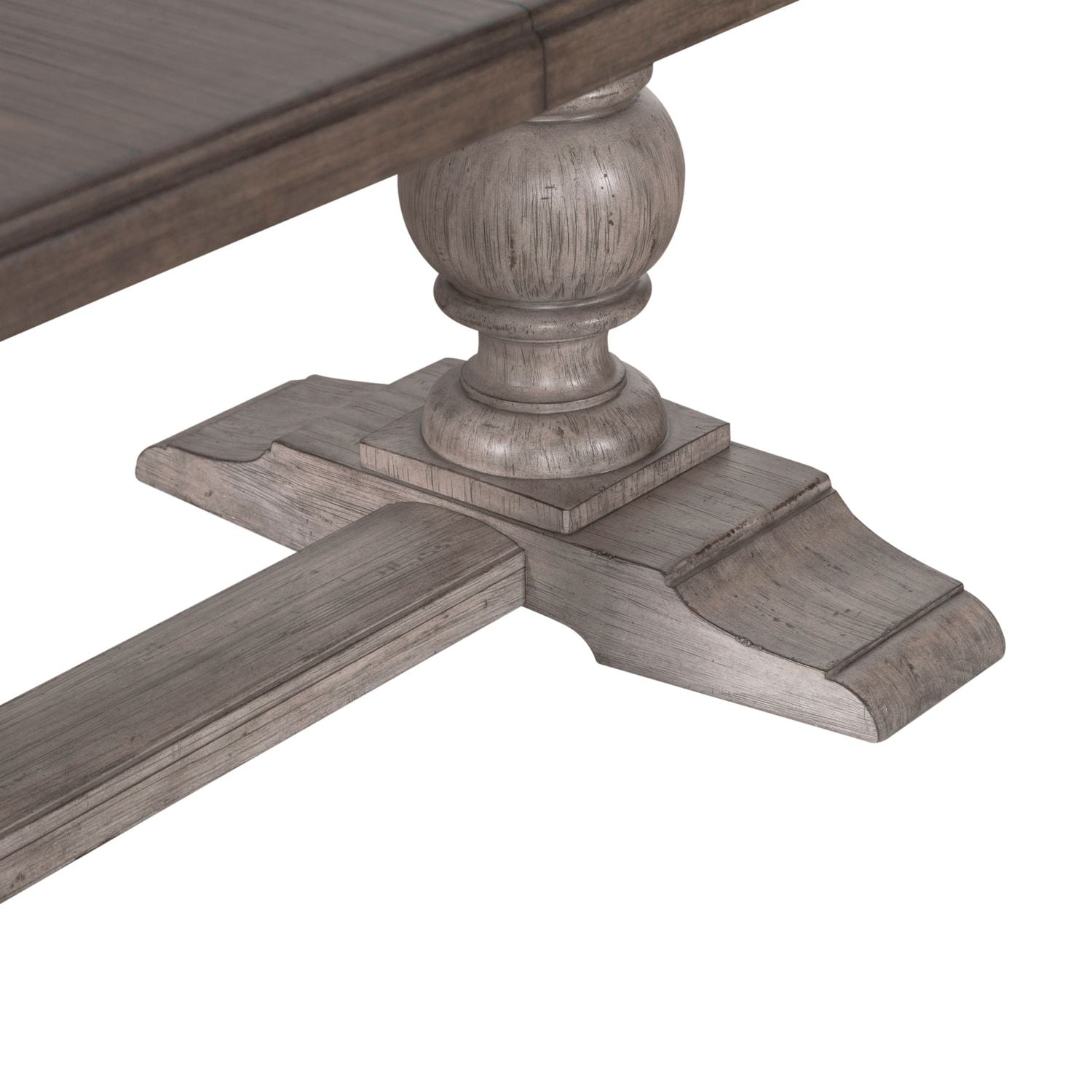 River Place Gray Table and 8 Chairs 237G-T4402/P4402/C1000S - Darseys Furniture & Mattress