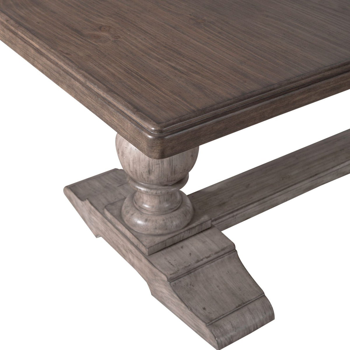 River Place Gray Table and 8 Chairs 237G-T4402/P4402/C1000S - Darseys Furniture & Mattress
