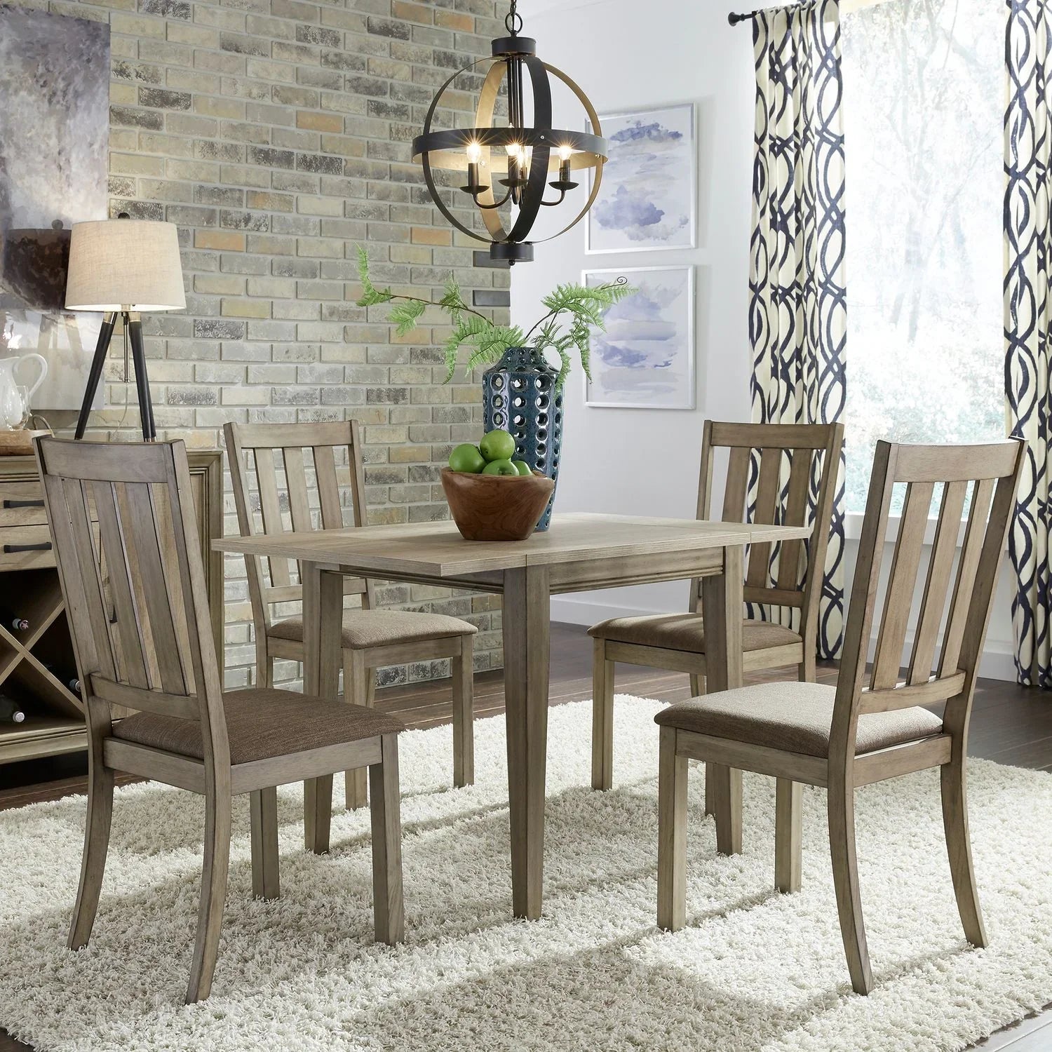 Sun Valley Table and 4 Chairs 439-C1501S/T2947 - Darseys Furniture & Mattress Main image