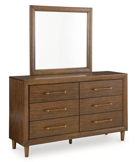 Lyncott Brown Dresser Mirror B615 - 31/36 - Darseys Furniture & MattressAshley