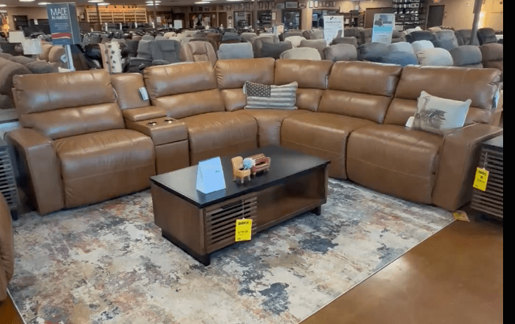 Maddox Sectional 759 - 44A/44B/44C/44S(2)/SC4 - LB1929 - 76 - Darseys Furniture & MattressLa - Z - Boy