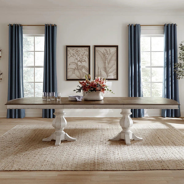 Magnolia Manor Table & 8 Chairs 244 - C1000S - P4424 - T4424 - Darseys Furniture & MattressLiberty Furniture
