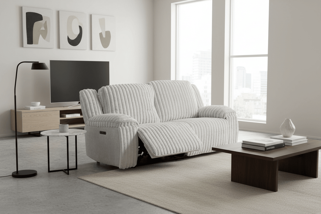 Manwah Pressley Fog Sofa Reclining 70718L2E8 - 30UN - 2041403 - Darseys Furniture & MattressSpecial Purchase