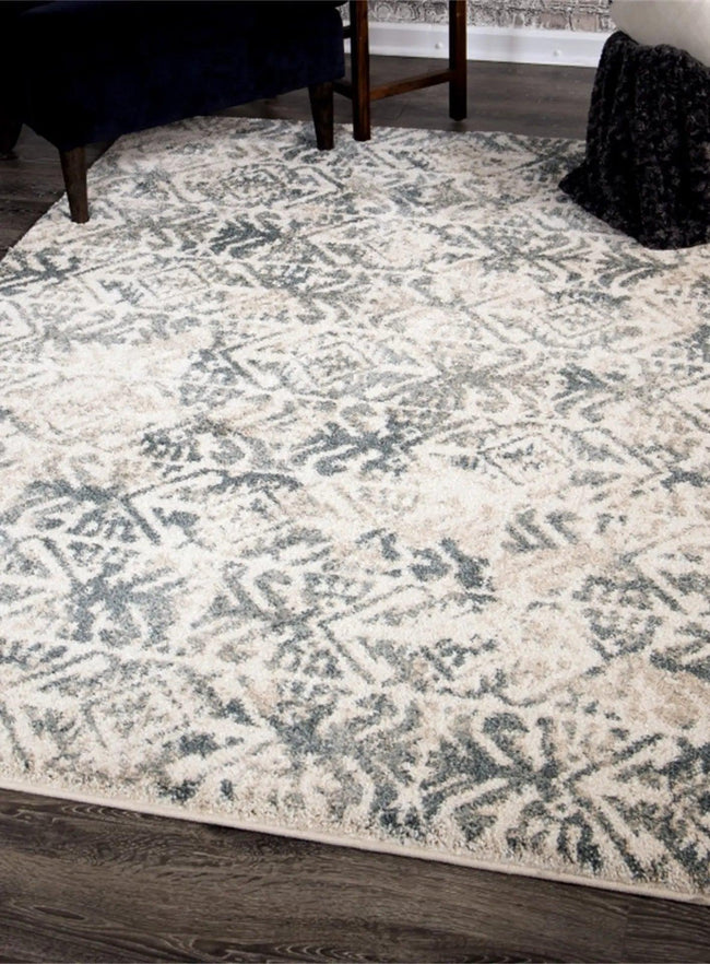 Amber Point Smoke 5' X 8' Rug FS58P. Hover Image
