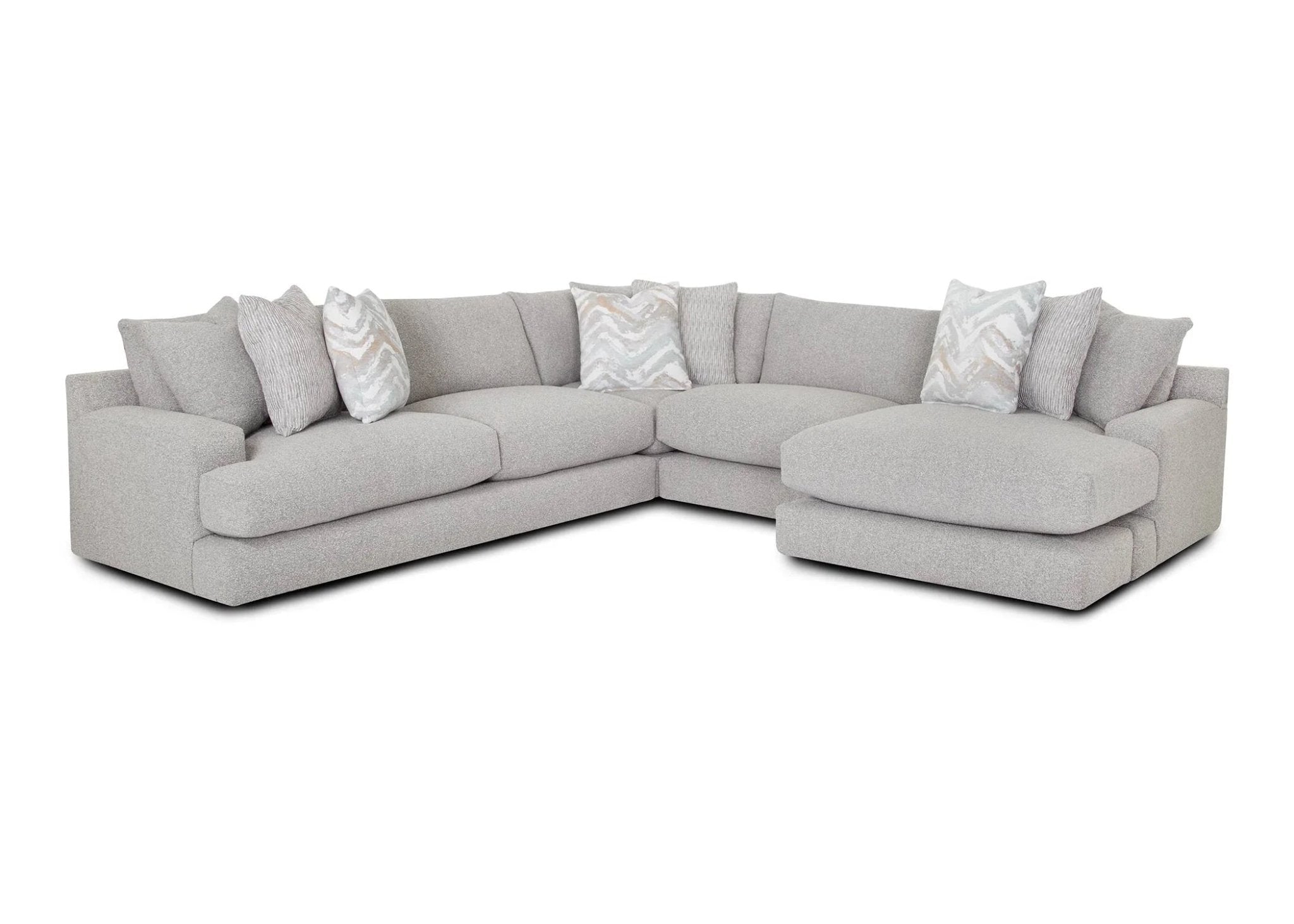 Meade Dove Sectional 96159/14/04 - 3315 - 07 - Darseys Furniture & MattressFranklin Furniture Corp. Main image