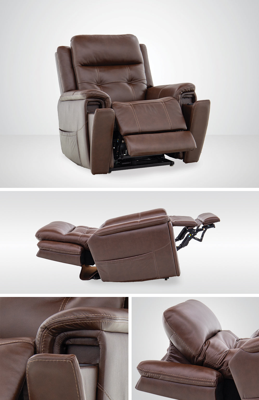 Infi Elite Sorrento Coffee Lift Chair MM3975-VSC-I01 - Darseys Furniture & Mattress