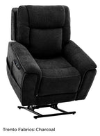 Trio Mezzo Trento Charcoal LIft Chair MM3600-VTCHC-H0A - Darseys Furniture & Mattress