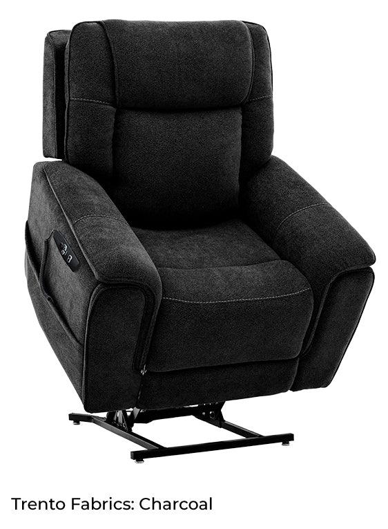 Trio Mezzo Trento Charcoal LIft Chair MM3600-VTCHC-H0A - Darseys Furniture & Mattress Hover Image