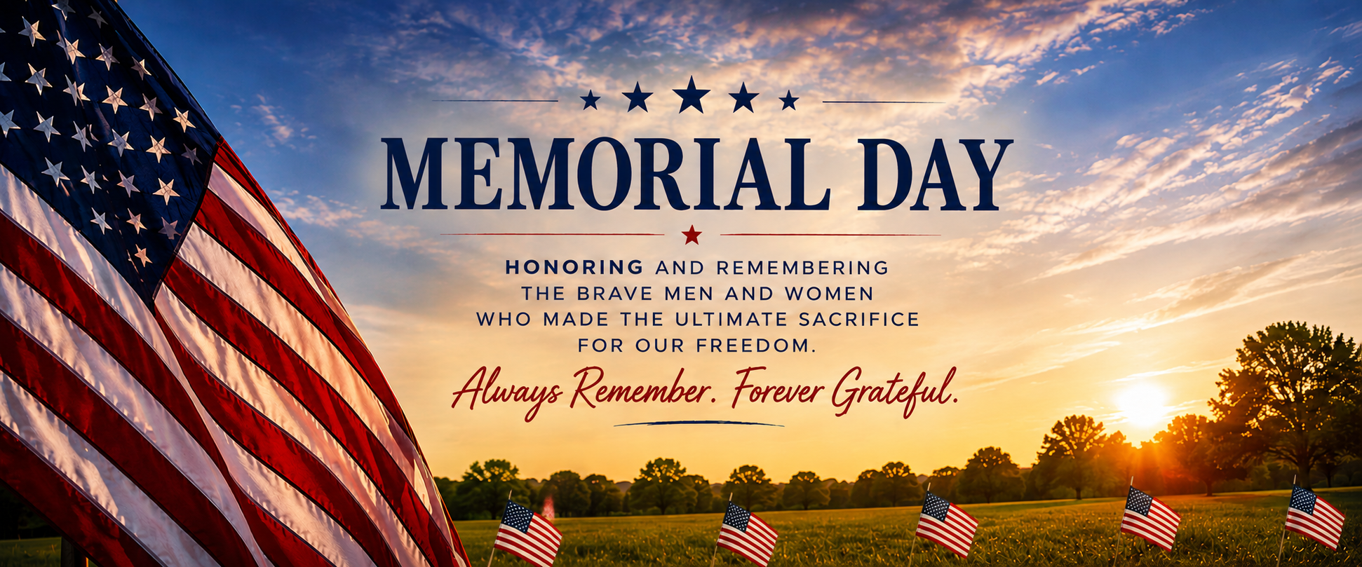 Memoraiil day banner