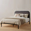 Metal Upholstered Charcoal Queen Size Bed BS0002MUBQQCH - Darseys Furniture & MattressMalouf Sleep