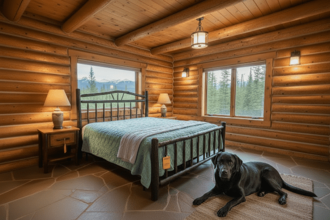 Mountain Retreat Hickory Michaels King Size Bed 48296 - T482991 - Darseys Furniture & MattressArchbold Main image