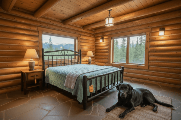 Mountain Retreat Hickory Michaels King Size Bed 48296 - T482991 - Darseys Furniture & MattressArchbold