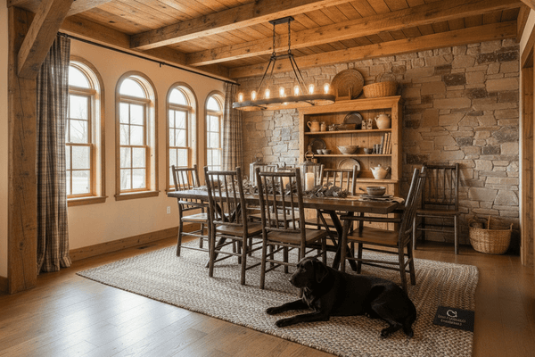 Mountain Retreat King's Cottage Table, 4 Side Chairs, and 2 Arm Chairs - Darseys Furniture & MattressArchbold