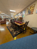 Mountain Retreat King's Cottage Table, 4 Side Chairs, and 2 Arm Chairs - Darseys Furniture & MattressArchbold