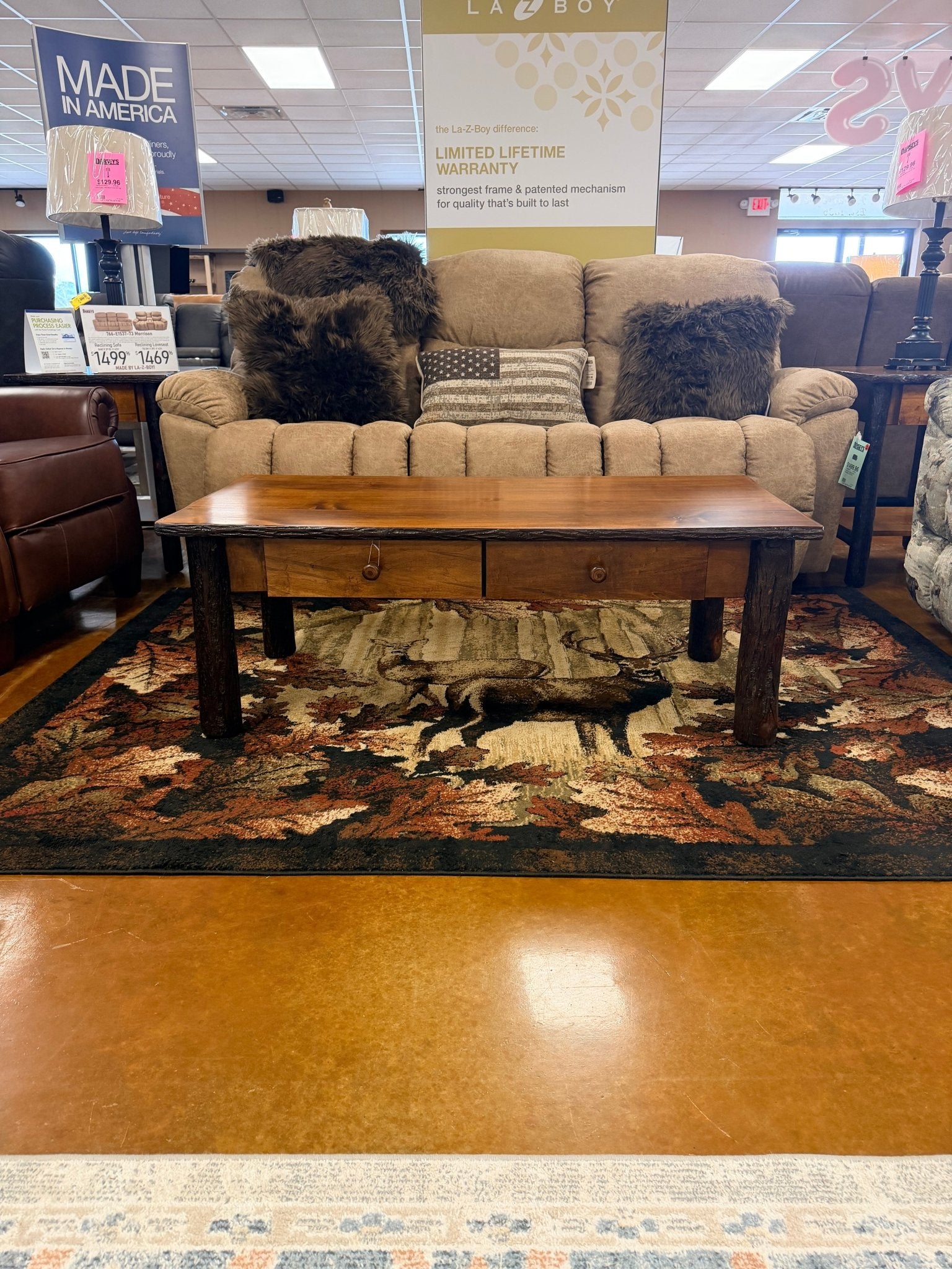 Mountain Retreat Michaels Cocktail Table T4013 - Darseys Furniture & MattressArchbold