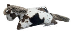 Mud Pie Pony Chocolate Frosted Shag Horse Pillow - Darseys Furniture & MattressHandmade Heifer