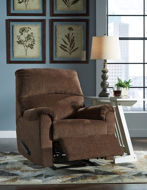 Nerviano Chocolate Recliner 1080229 - Darseys Furniture & MattressAshley