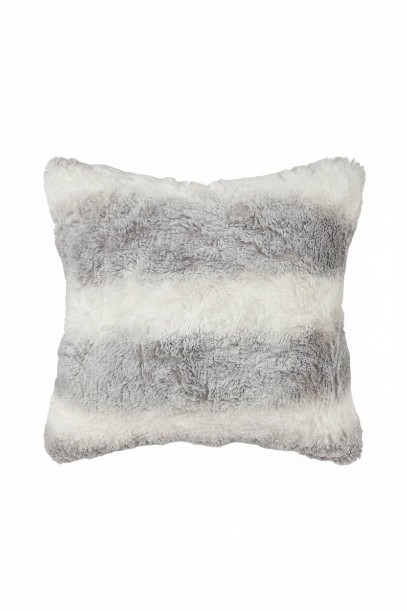 Pillow, Blanket Set 36"x60" Silver Fawn/Alloy Dreamy Fur Tinsel Calf - Darseys Furniture & MattressHandmade Heifer