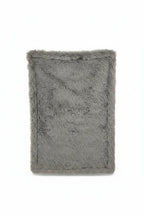 Pillow, Blanket Set 36"x60" Silver Fawn/Alloy Dreamy Fur Tinsel Calf - Darseys Furniture & MattressHandmade Heifer