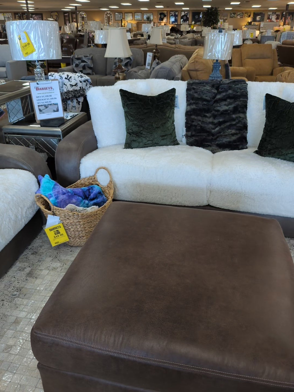 Snowball video of sofa and loveseat made in America