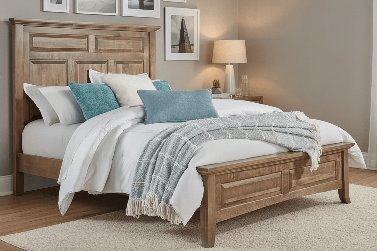 Provence Sandstone Queen Size Bed 41298MS/402981MS - Darseys Furniture & MattressArchbold Main image