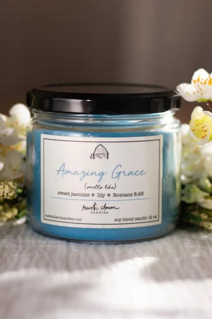 Rustic Charm Amazing Grace 12 Oz Candle - Darseys Furniture & MattressRustic Charm Candles