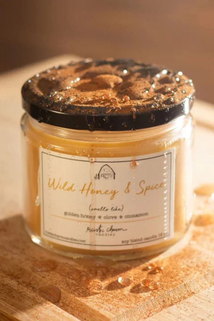 Rustic Charm Wild Honey and Spice 12 Oz Candle - Darseys Furniture & MattressRustic Charm Candles