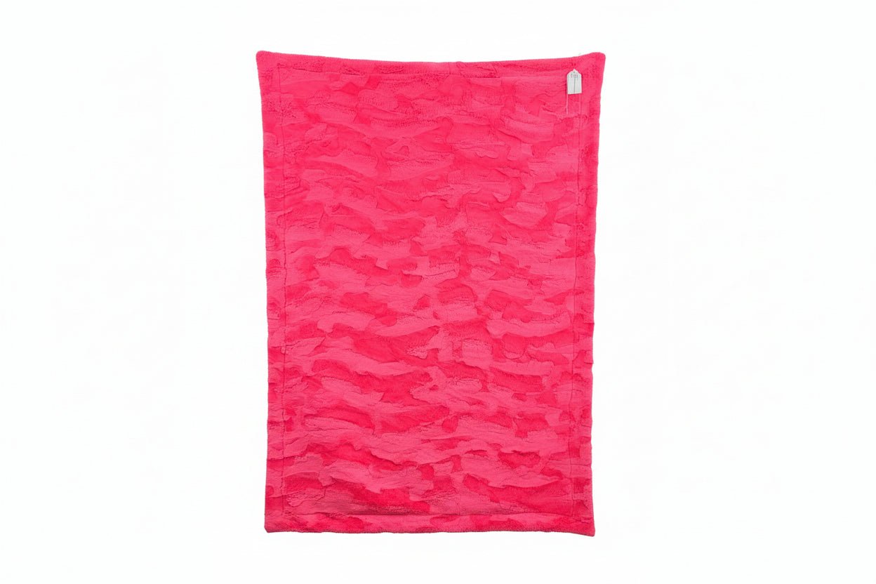 Sand Leopard Hide Think Pink Encore - Lap Size 60"x36" Secondary image