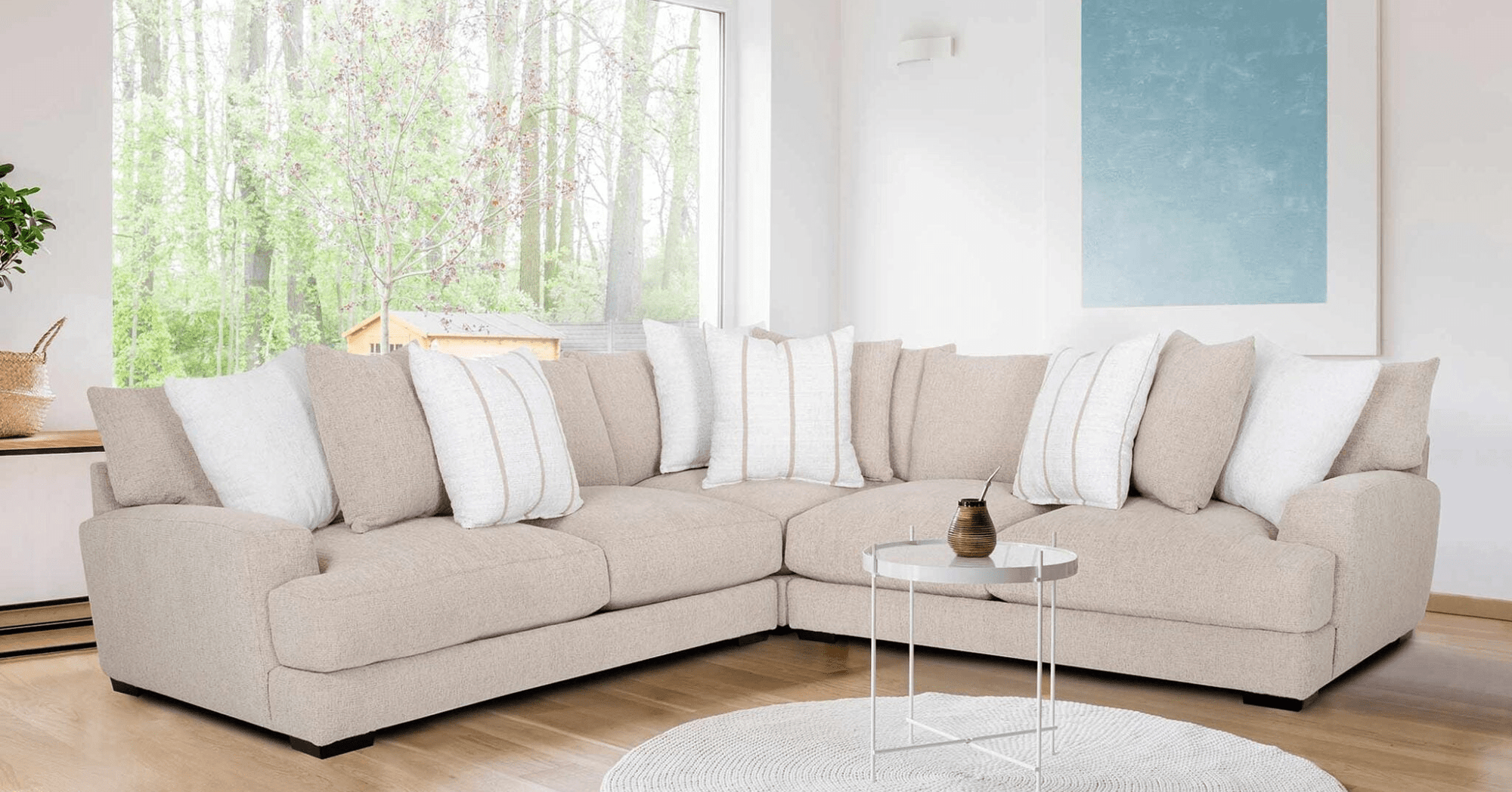 Shay Porcelain Sectional 809-04-59-60-3331-25 - Darseys Furniture & MattressFranklin Furniture Corp.