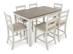 Skempton Counter Table & 6 Chairs D394 - 423 - Darseys Furniture & MattressAshley