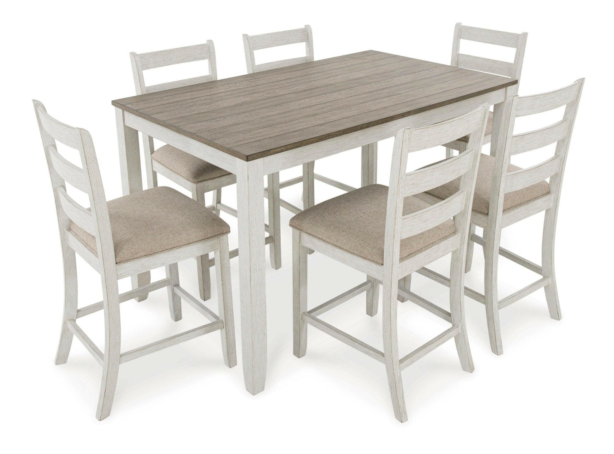 Skempton Counter Table & 6 Chairs D394 - 423 - Darseys Furniture & MattressAshley