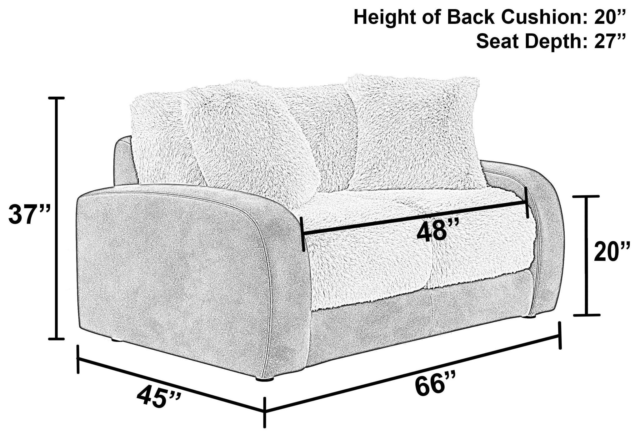 Snowball Taupe Loveseat132002 - 117619 - Darseys Furniture & MattressJackson