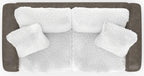 Snowball Taupe Sofa 132003 - 117619 - Darseys Furniture & MattressJackson