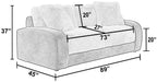 Snowball Taupe Sofa 132003 - 117619 - Darseys Furniture & MattressJackson