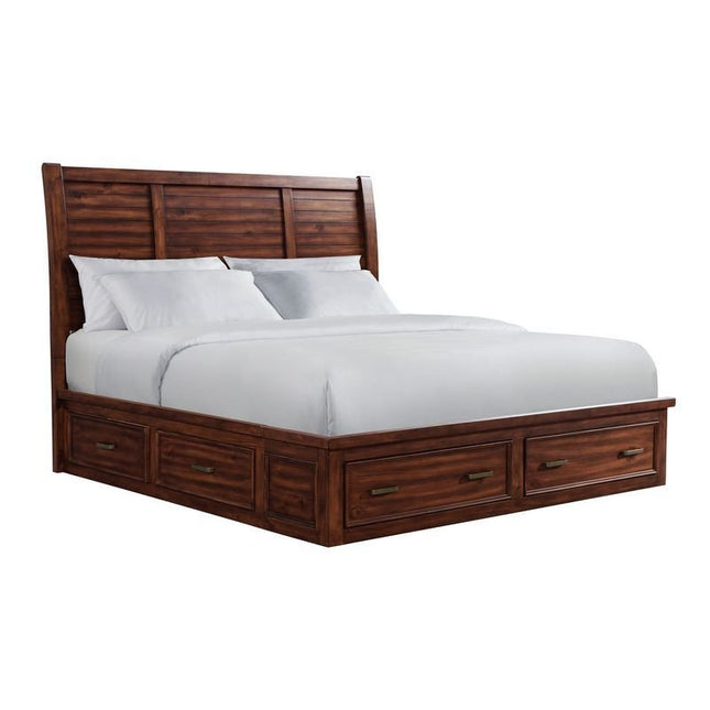 Sullivan Cherry King Size Bed SV600KB - Darseys Furniture & MattressElements