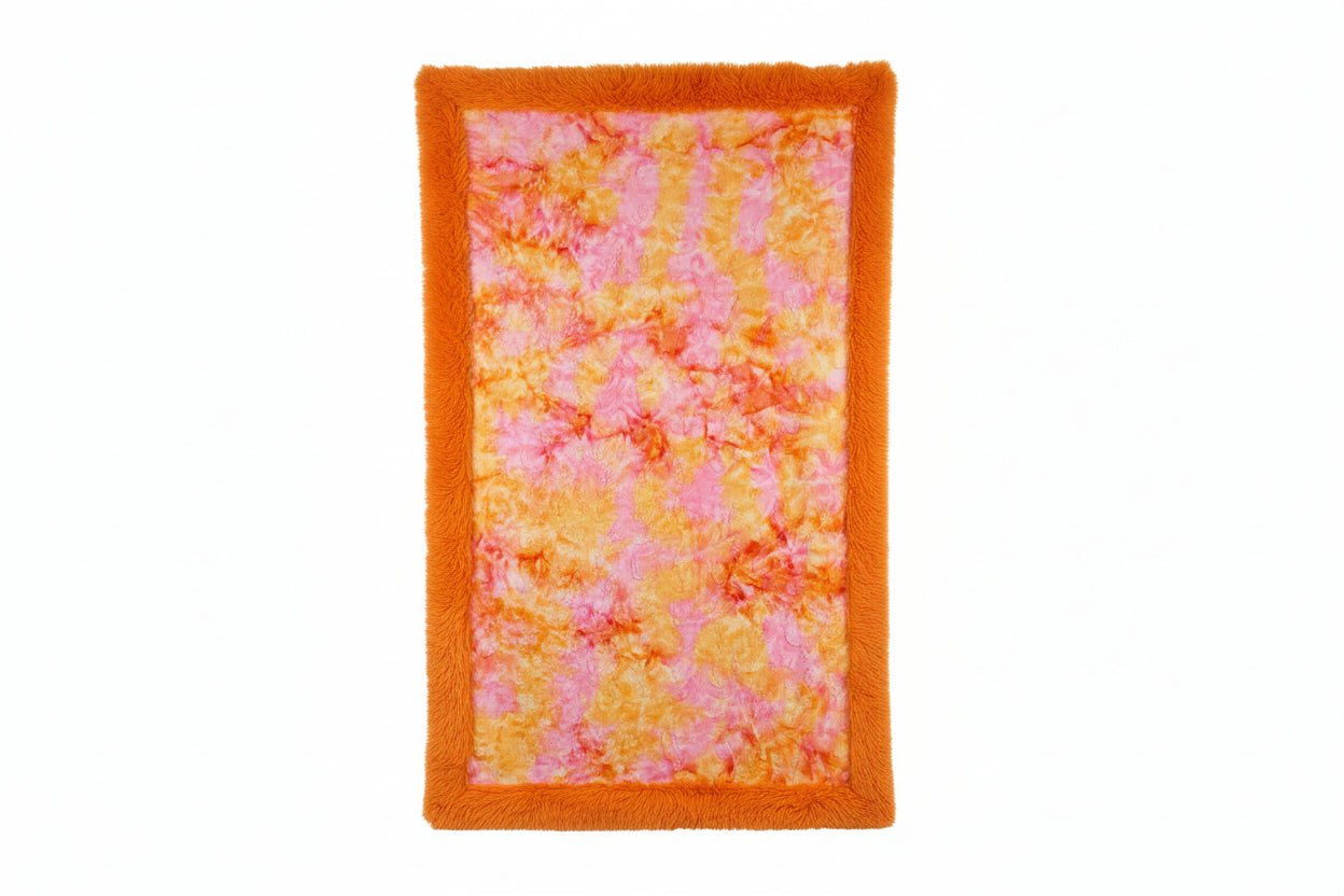 Sunset Sorbet Orange Dreamy Fur - Mega Size 90"x55" - Darseys Furniture & MattressHandmade Heifer Main image