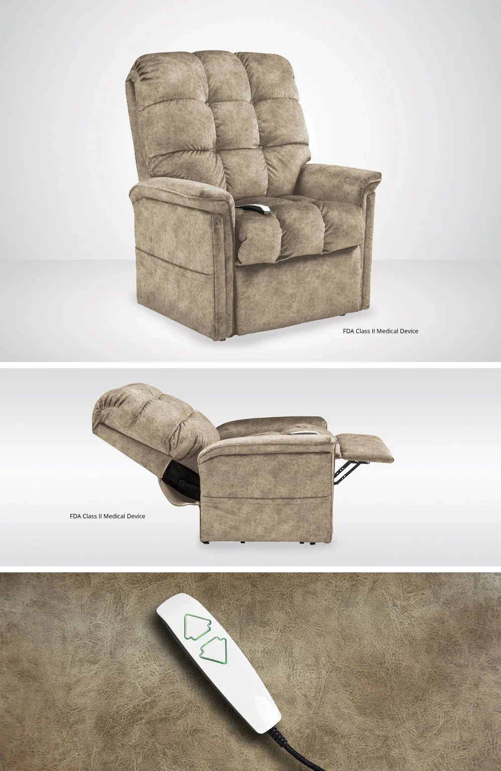 Trio Grande Kaysen Mushroom MM5001 - RKM - A01 - Darseys Furniture & MattressMega Motion