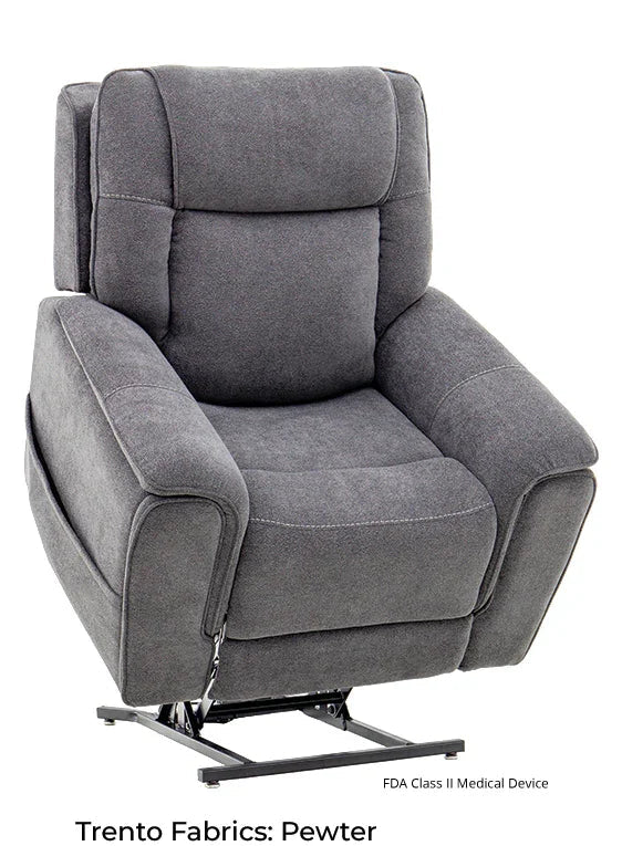Trio Mezzo Trento Pewter Lift Chair MM3600 - VTP - H0A - Darseys Furniture & MattressMega Motion