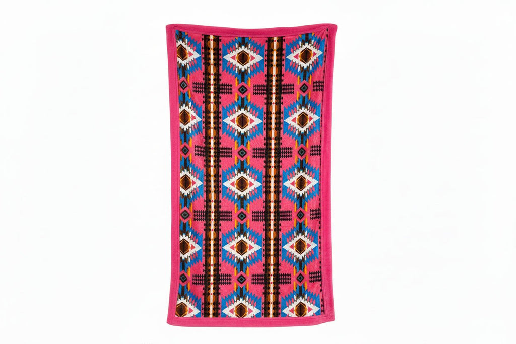 Trophy Wife Aztec Think Pink Encore - Mega Size 90"x55" - Darseys Furniture & MattressHandmade Heifer