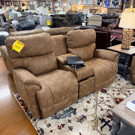 Trouper Power Reclining Console Loveseat 724 - X49 - D1825 - 74 W2CB - Darseys Furniture & MattressLa - Z - Boy