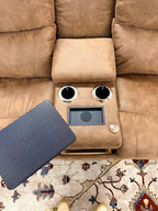 Trouper Power Reclining Console Loveseat 724 - X49 - D1825 - 74 W2CB - Darseys Furniture & MattressLa - Z - Boy