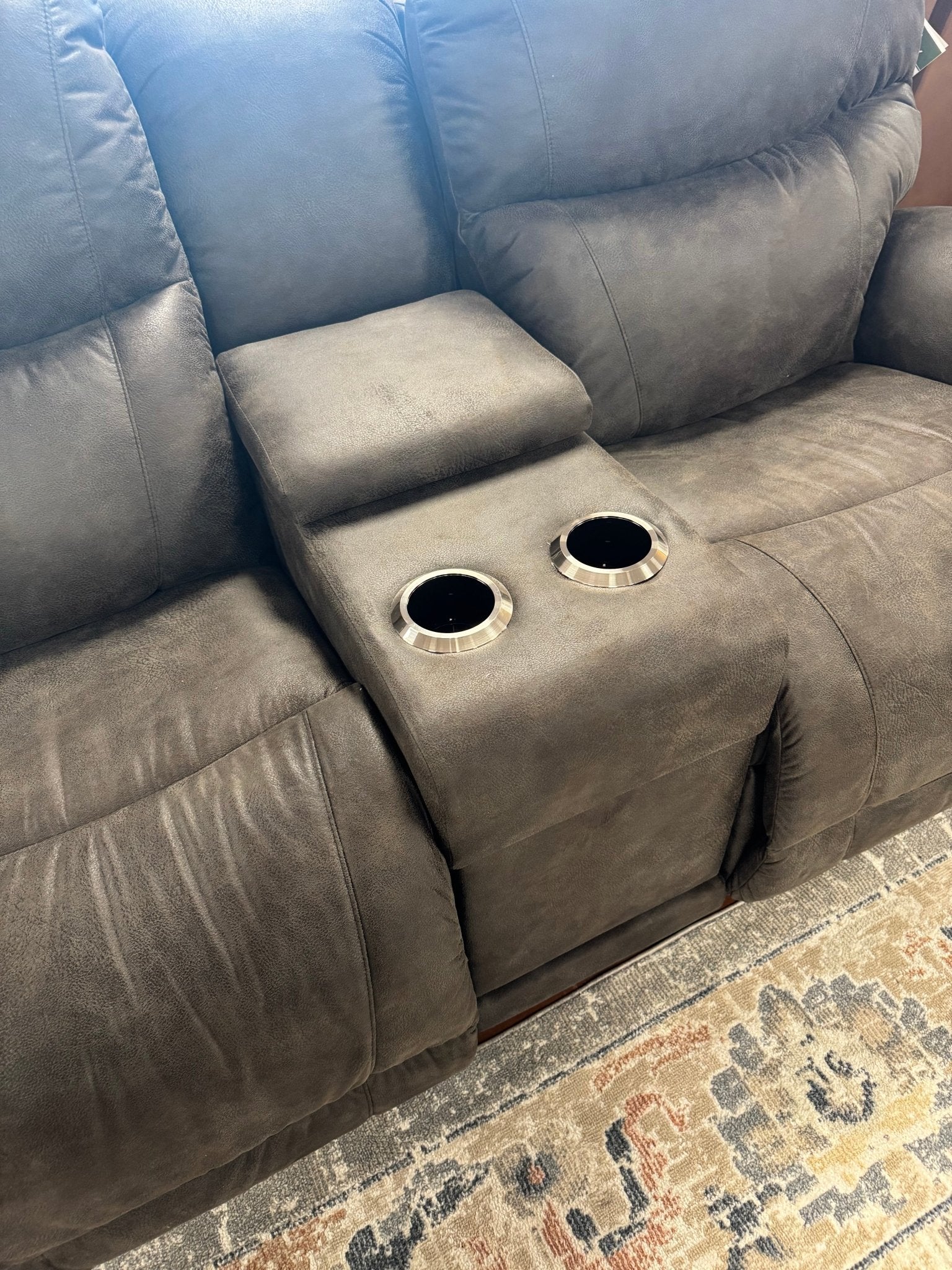 Trouper Reclining Console Loveseat 724-449-D1825-58 Secondary image