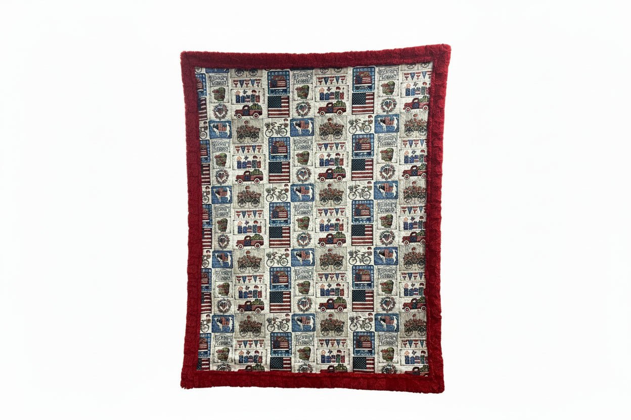 USA Market Scarlet Tuscany - Adult Size 70"x55" - Darseys Furniture & MattressHandmade Heifer Main image